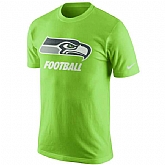 Seattle Seahawks Nike Facility WEM T-Shirt - Neon Green,baseball caps,new era cap wholesale,wholesale hats